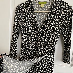 Black and white dress